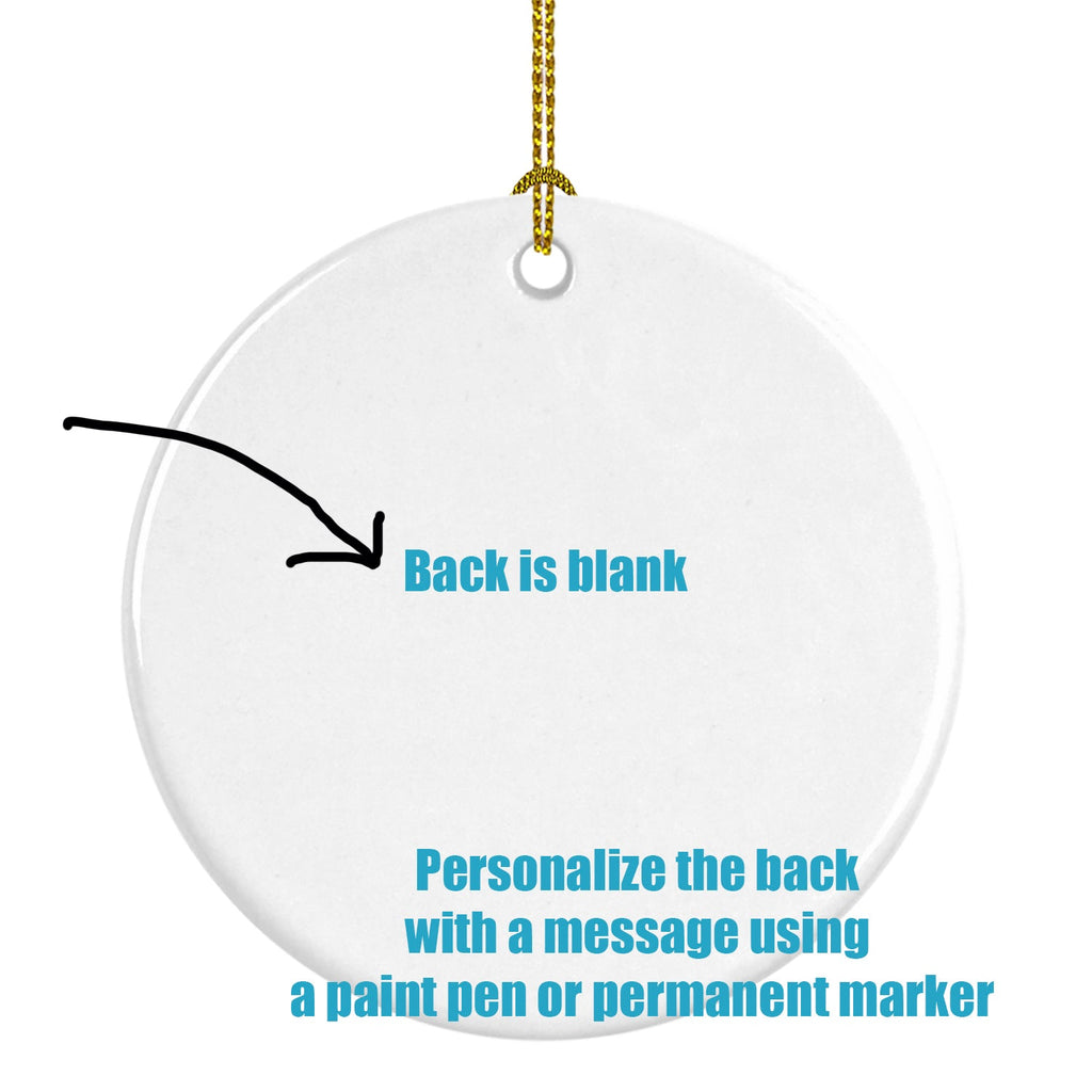 Cockatoo Christmas Ceramic Ornament
