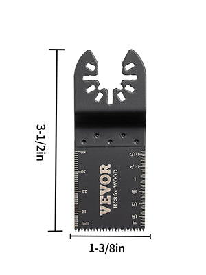 100Pcs Oscillating Saw Blades Kit - Cutter for Wood Metal Plastic - image 15