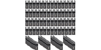 100Pcs Oscillating Saw Blades Kit - Cutter for Wood Metal Plastic - image 16