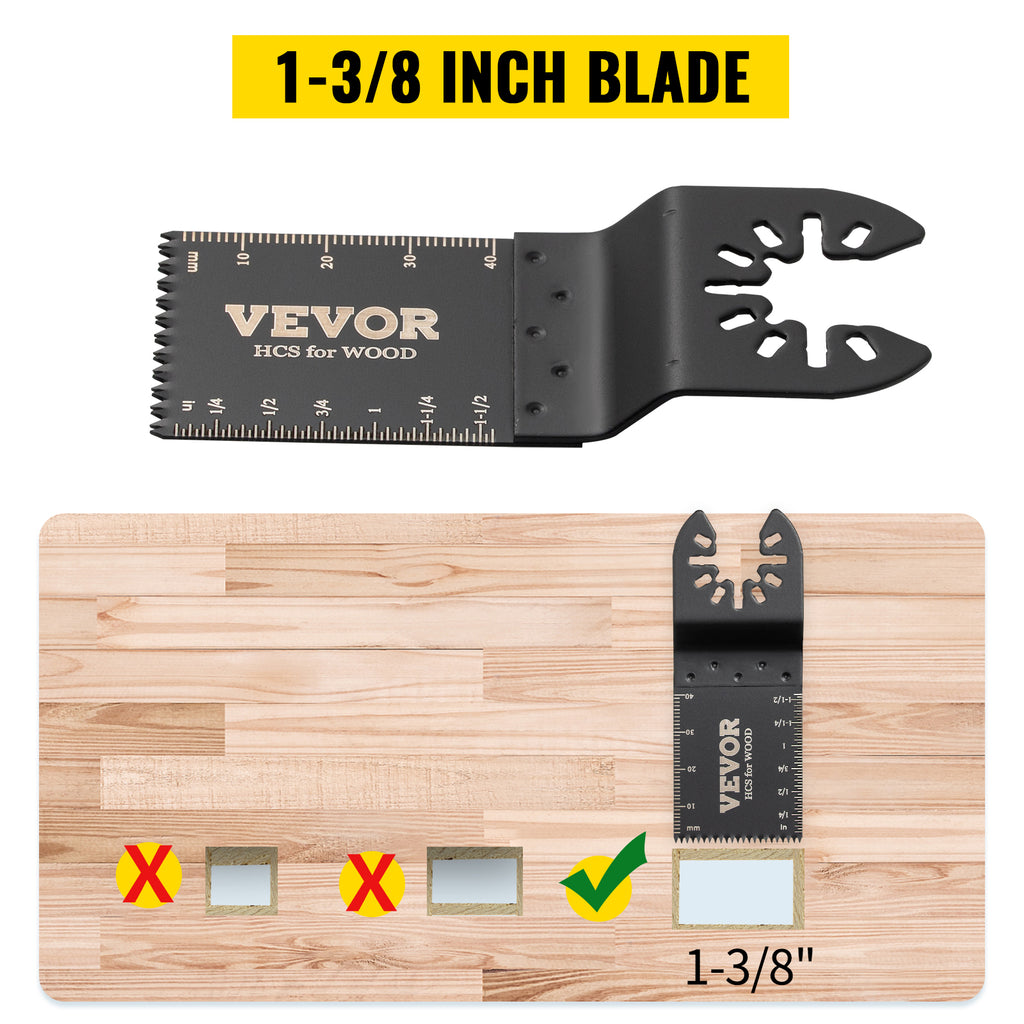 100Pcs Oscillating Saw Blades Kit - Cutter for Wood Metal Plastic - image 10