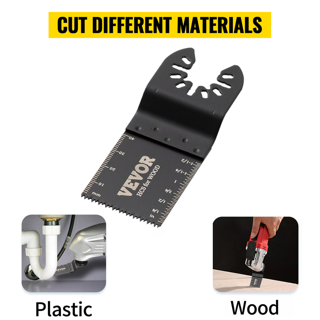 100Pcs Oscillating Saw Blades Kit - Cutter for Wood Metal Plastic - image 11