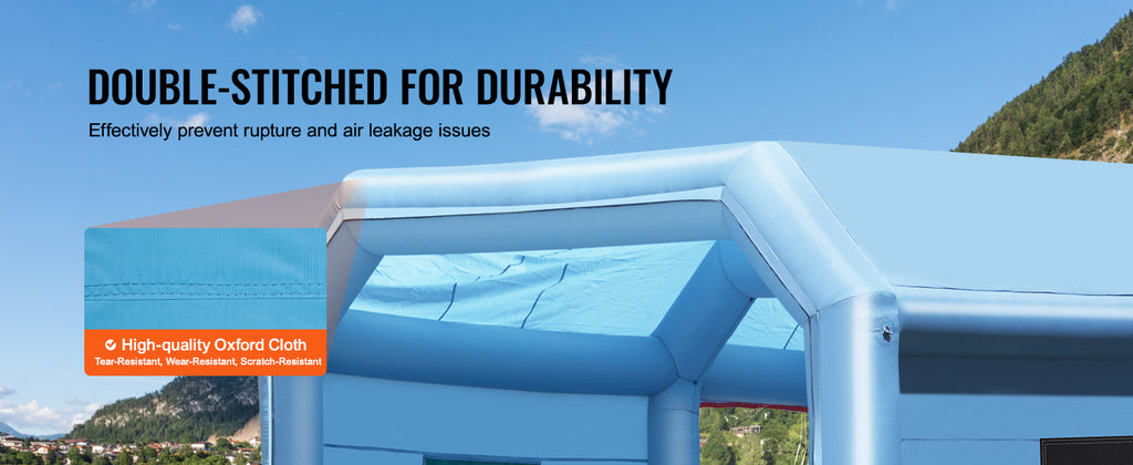 Inflatable Portable Car Paint Spray Booth with Blowers and Air Filter